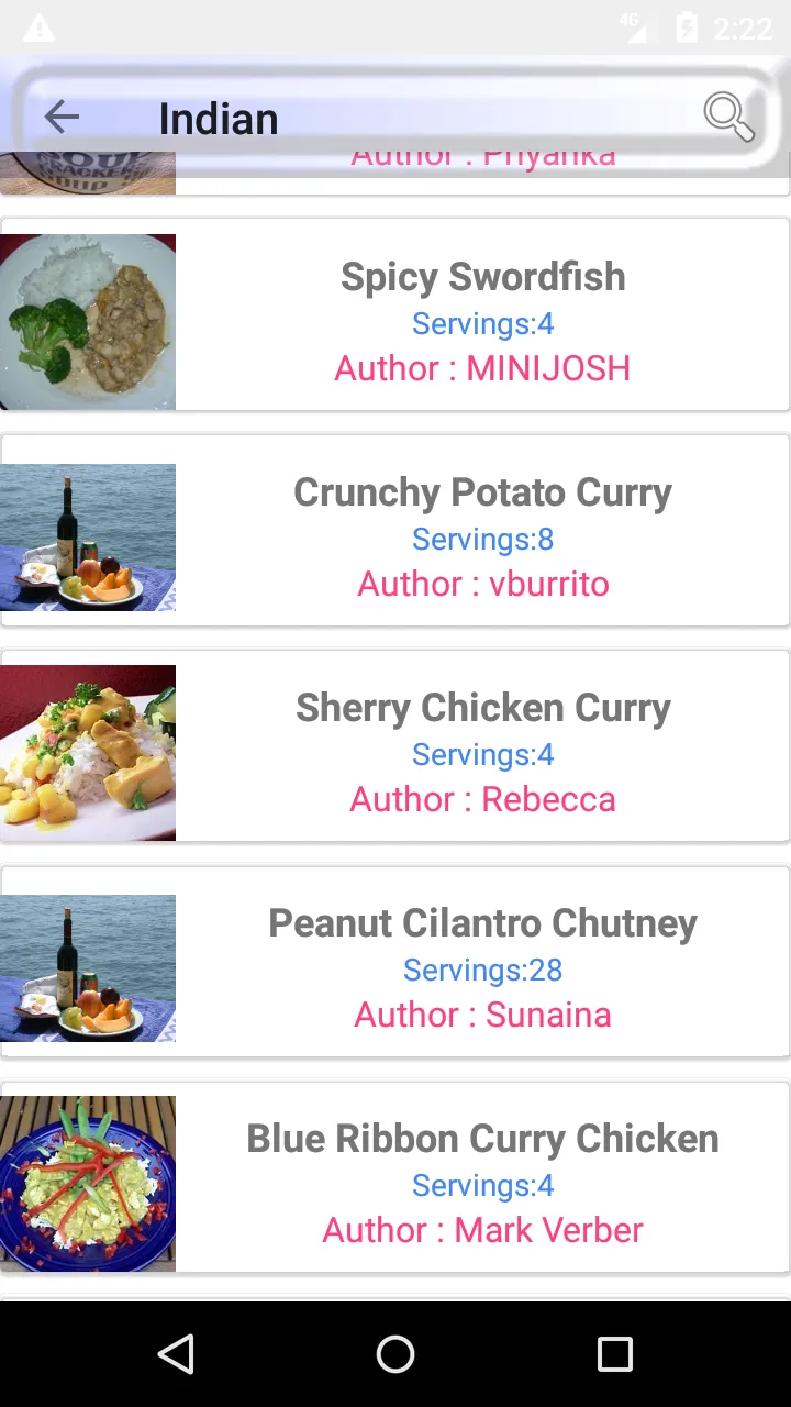 Indian food: India recipe | Indus Appstore | Screenshot