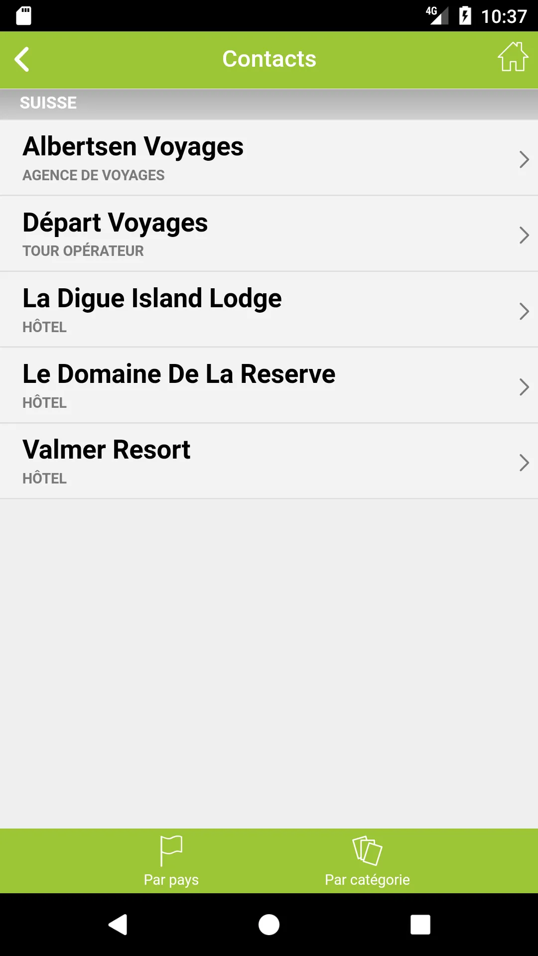 Départ Voyages | Indus Appstore | Screenshot