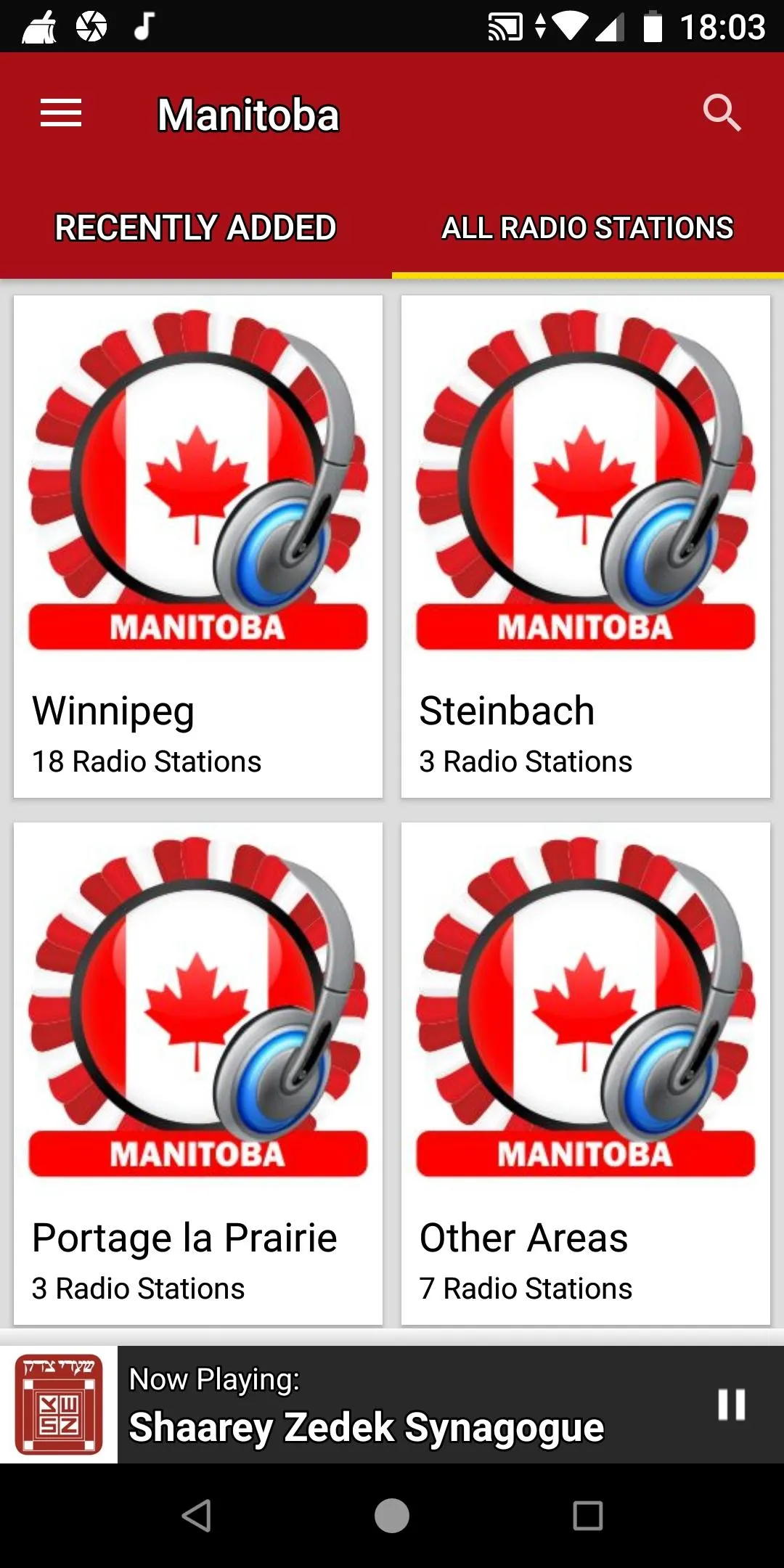 Manitoba Radio Stations-Canada | Indus Appstore | Screenshot