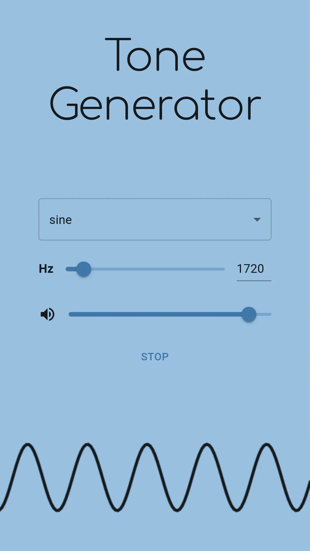 simple frequency generator | Indus Appstore | Screenshot