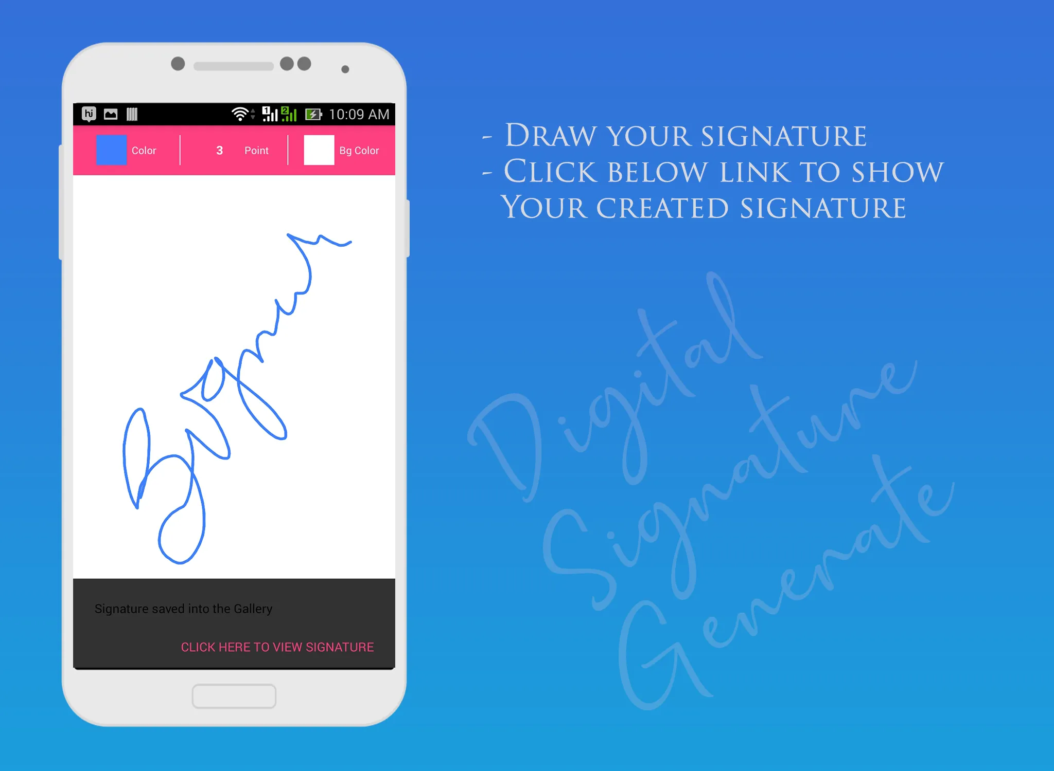 Digital Signature Maker | Indus Appstore | Screenshot