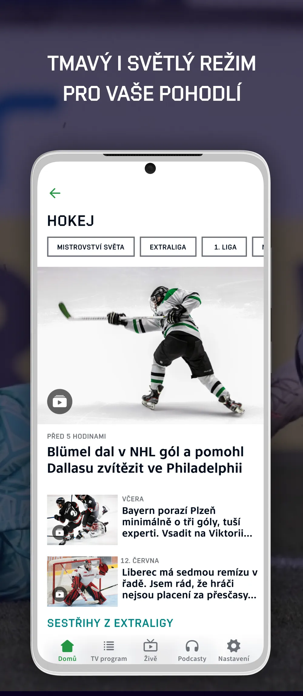 ČT sport | Indus Appstore | Screenshot