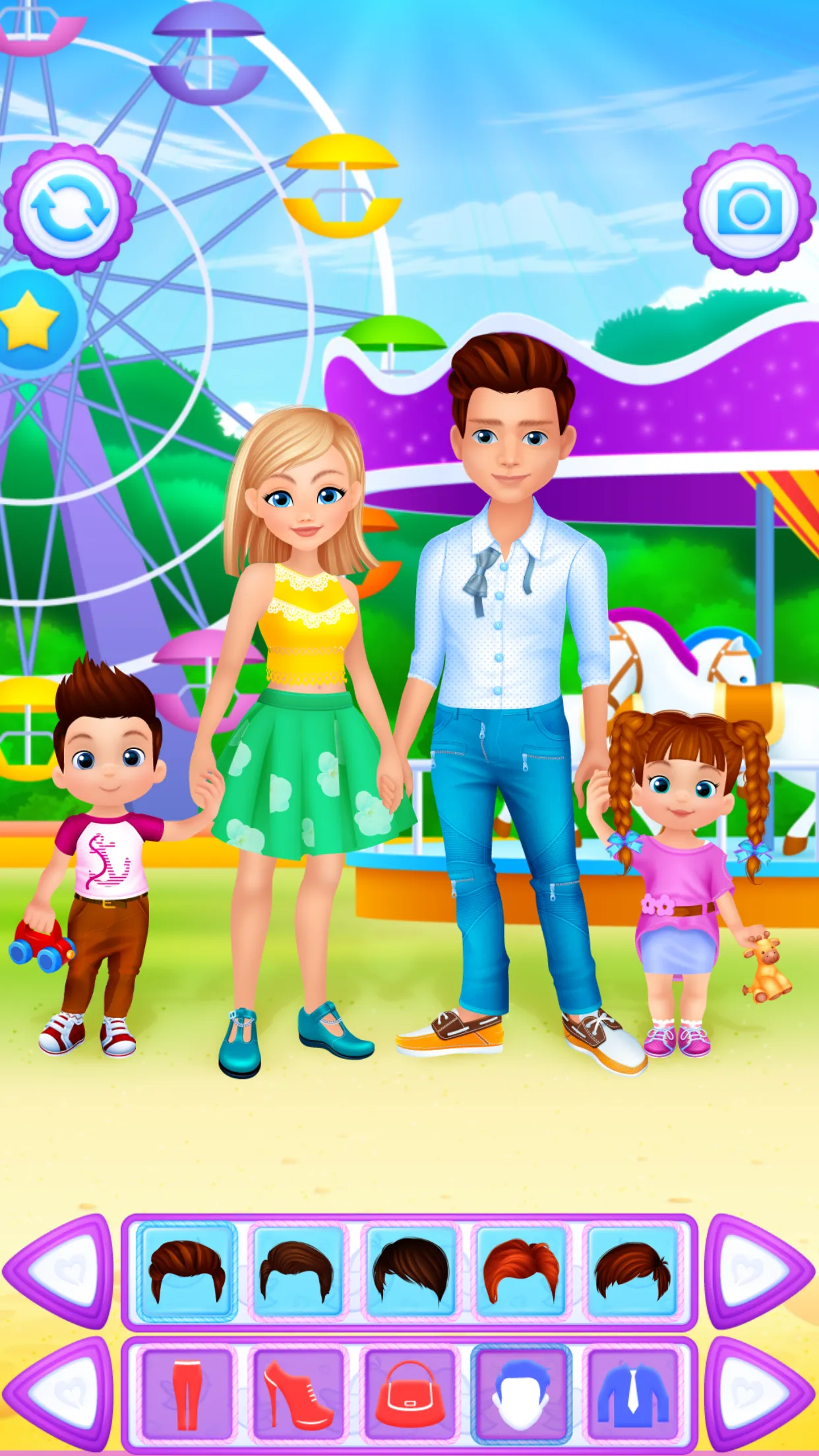 Family Dress Up | Indus Appstore | Screenshot