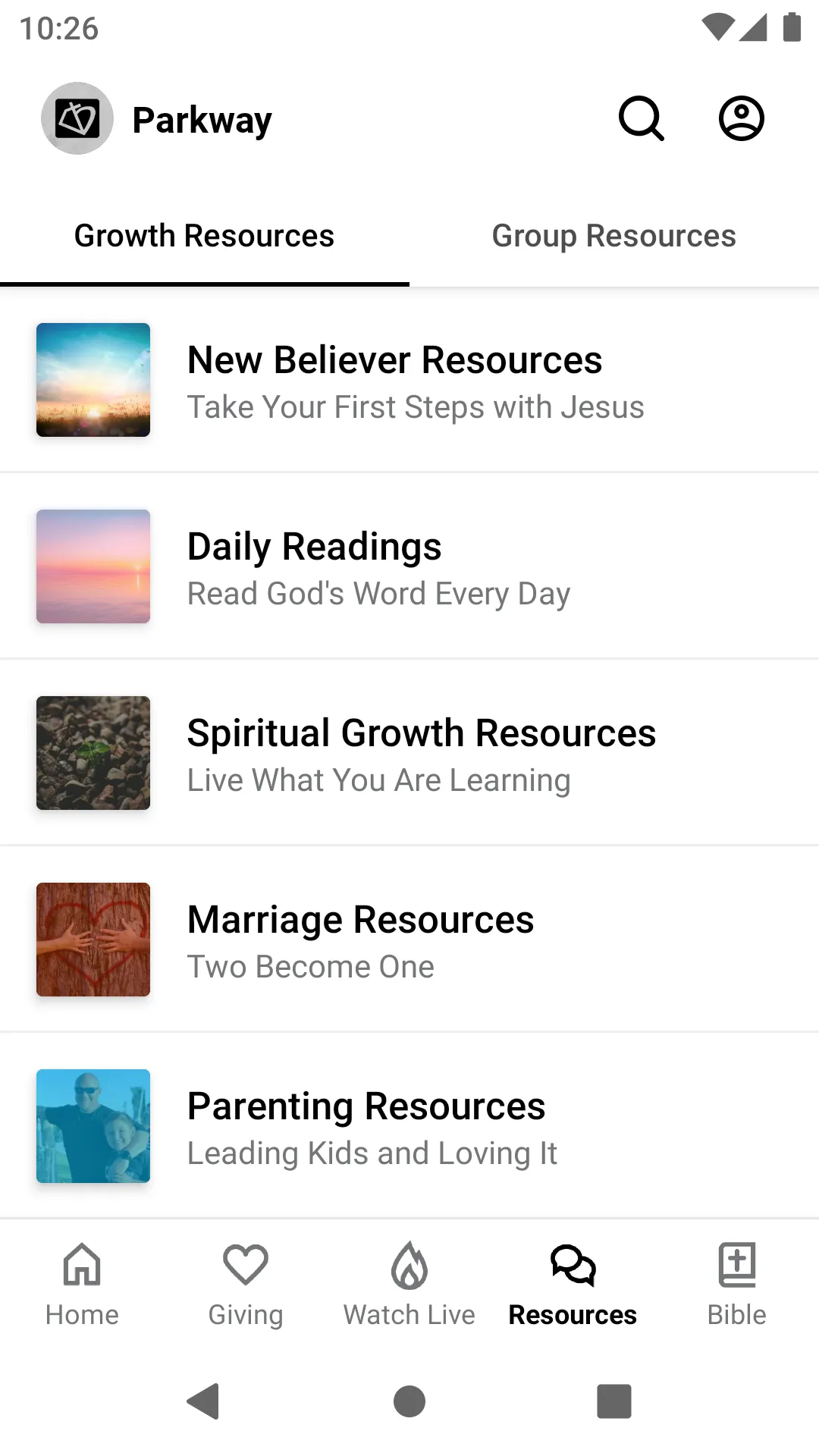 The Parkway Church | Indus Appstore | Screenshot