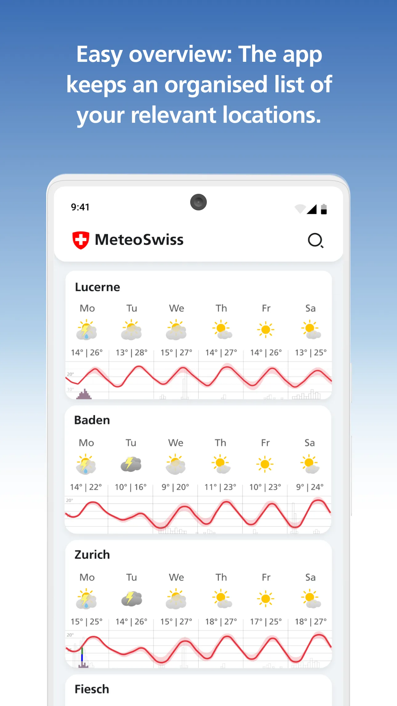 MeteoSwiss | Indus Appstore | Screenshot