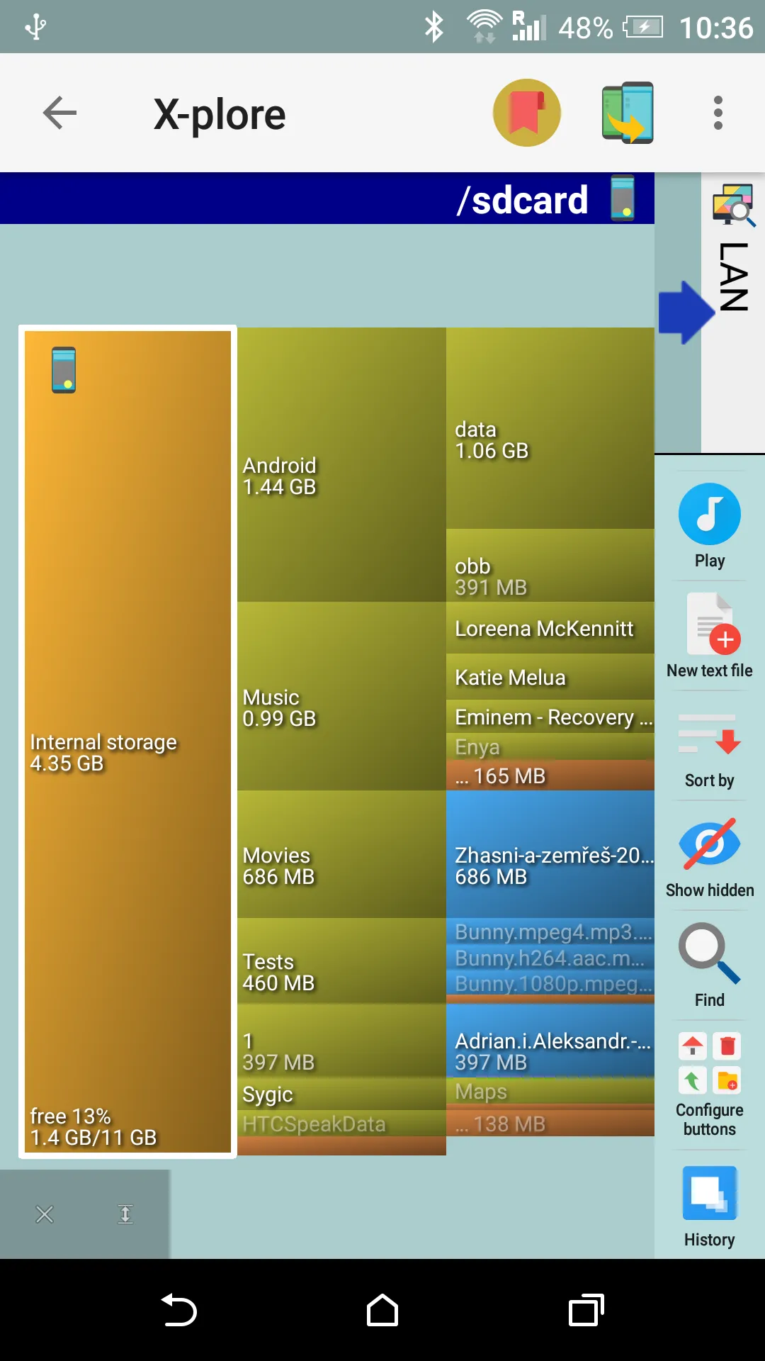 X-plore File Manager | Indus Appstore | Screenshot