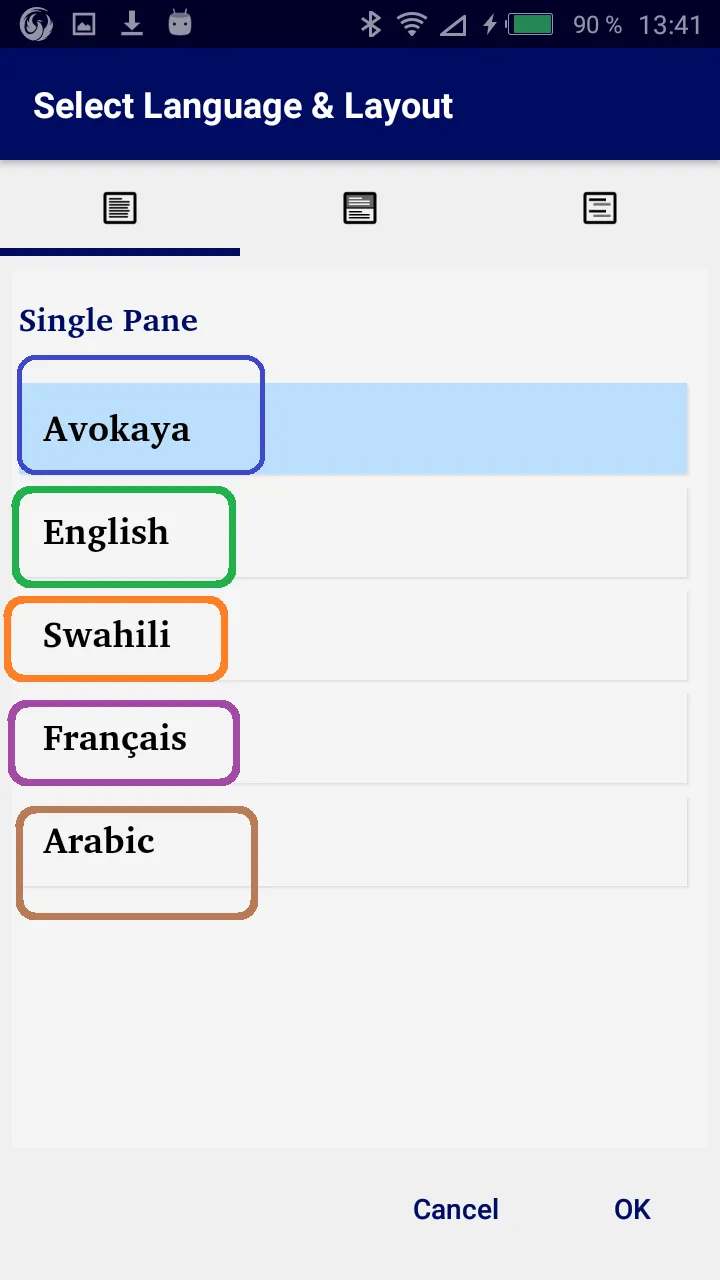 Avokaya Engl Swah. Franç. Arab | Indus Appstore | Screenshot