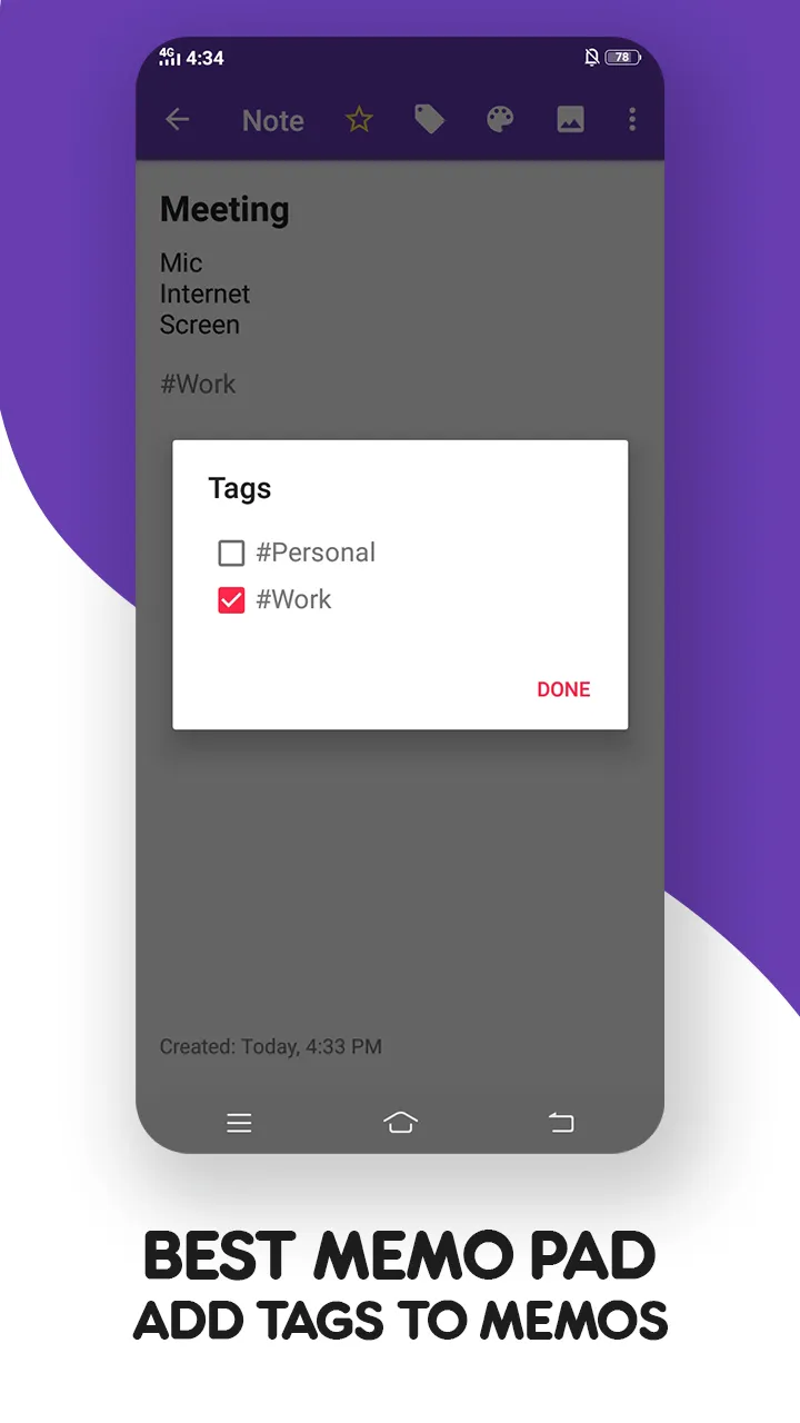 Memo Pad App: Android Notebook | Indus Appstore | Screenshot