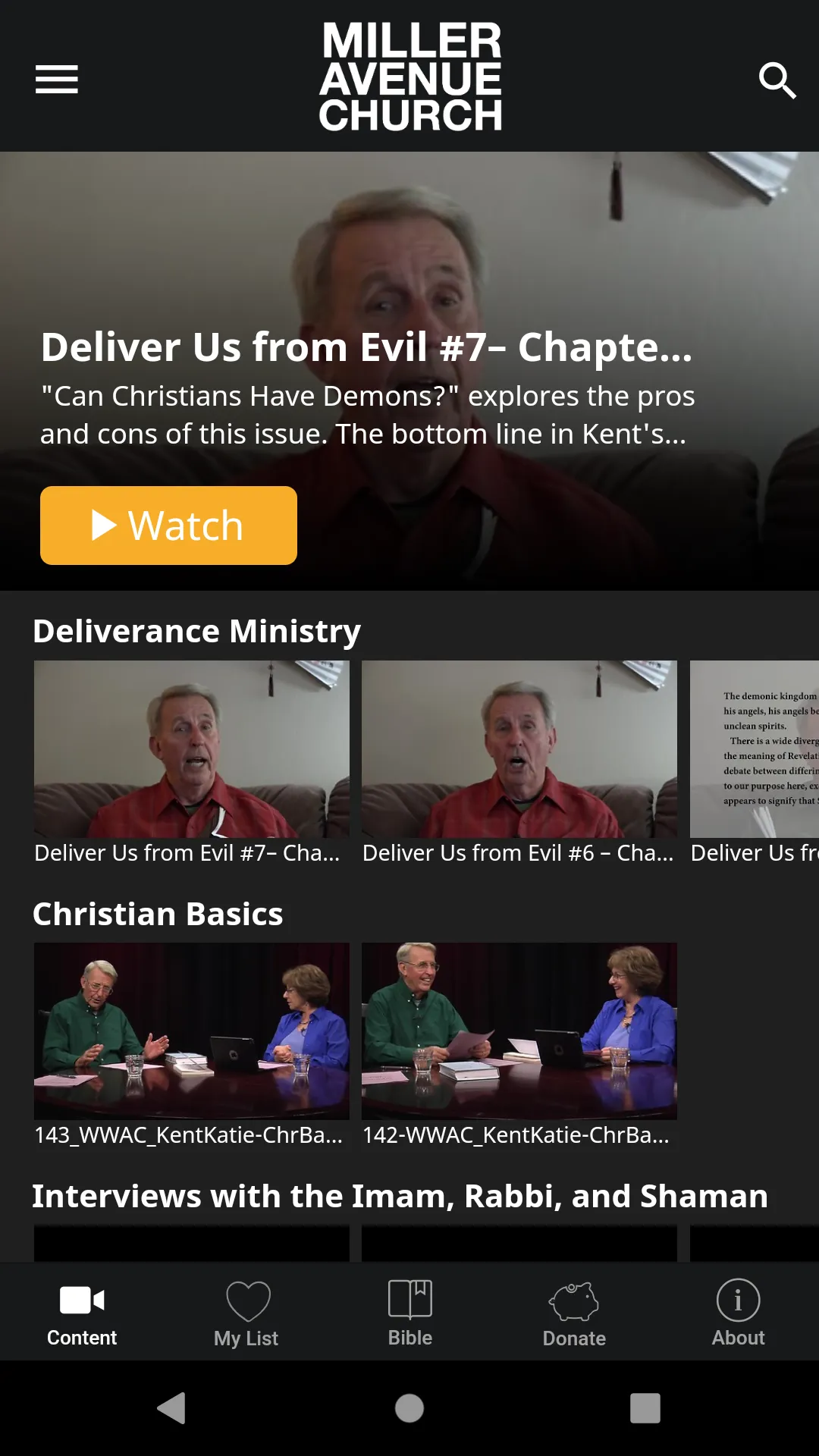 Miller Avenue Church | Indus Appstore | Screenshot