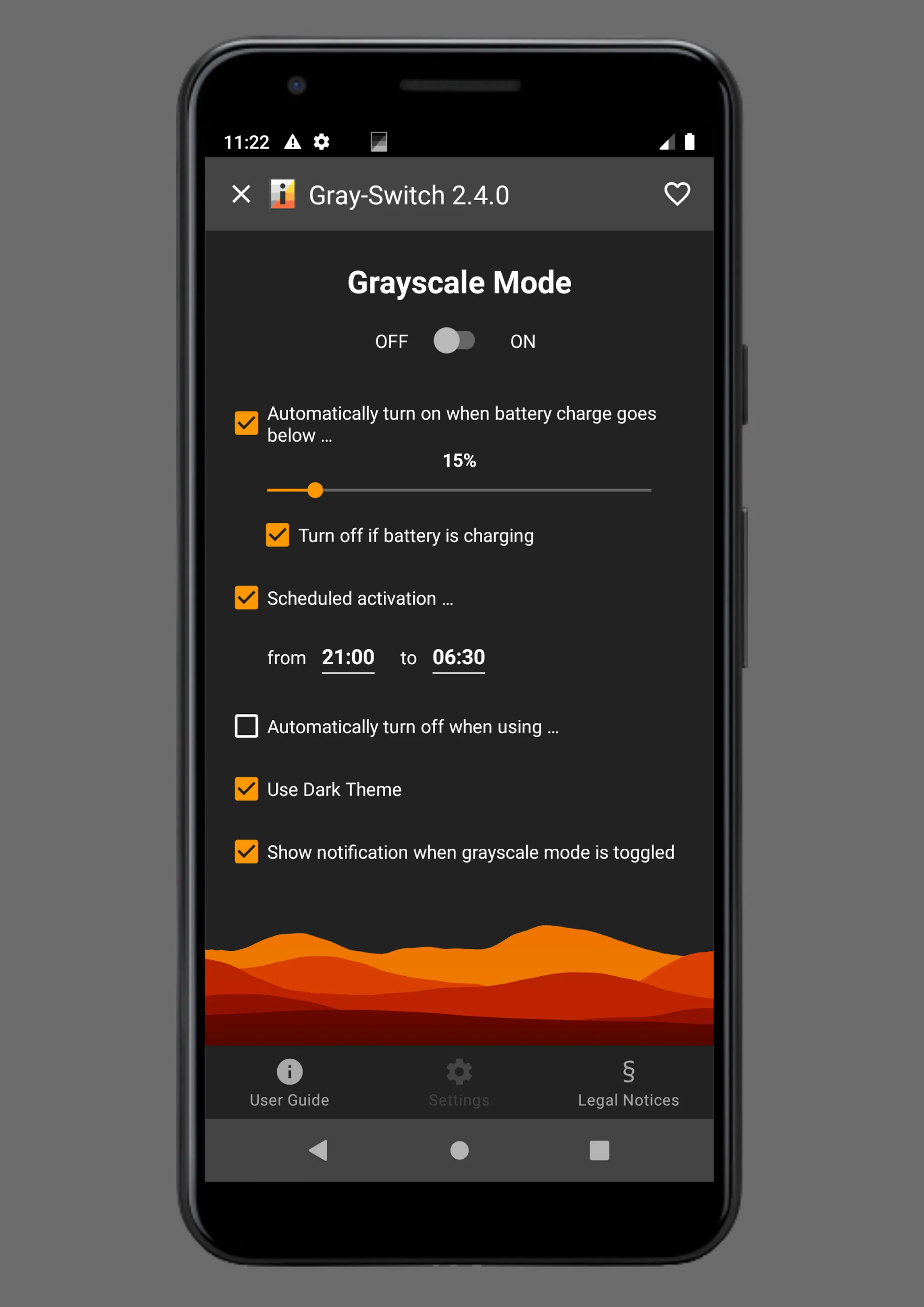 Gray-Switch (Grayscale) | Indus Appstore | Screenshot