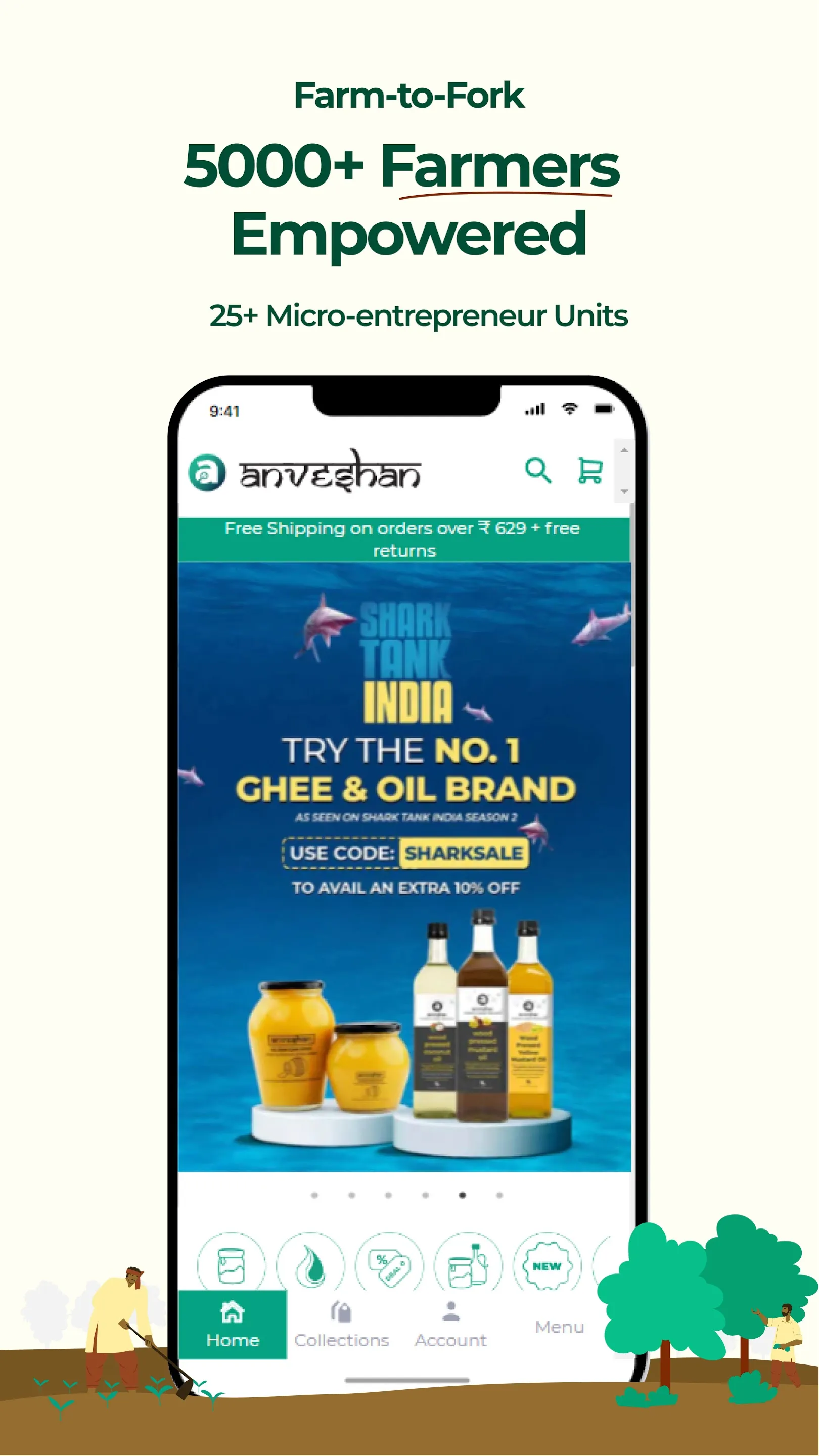 Anveshan: Everyday 100% Food | Indus Appstore | Screenshot