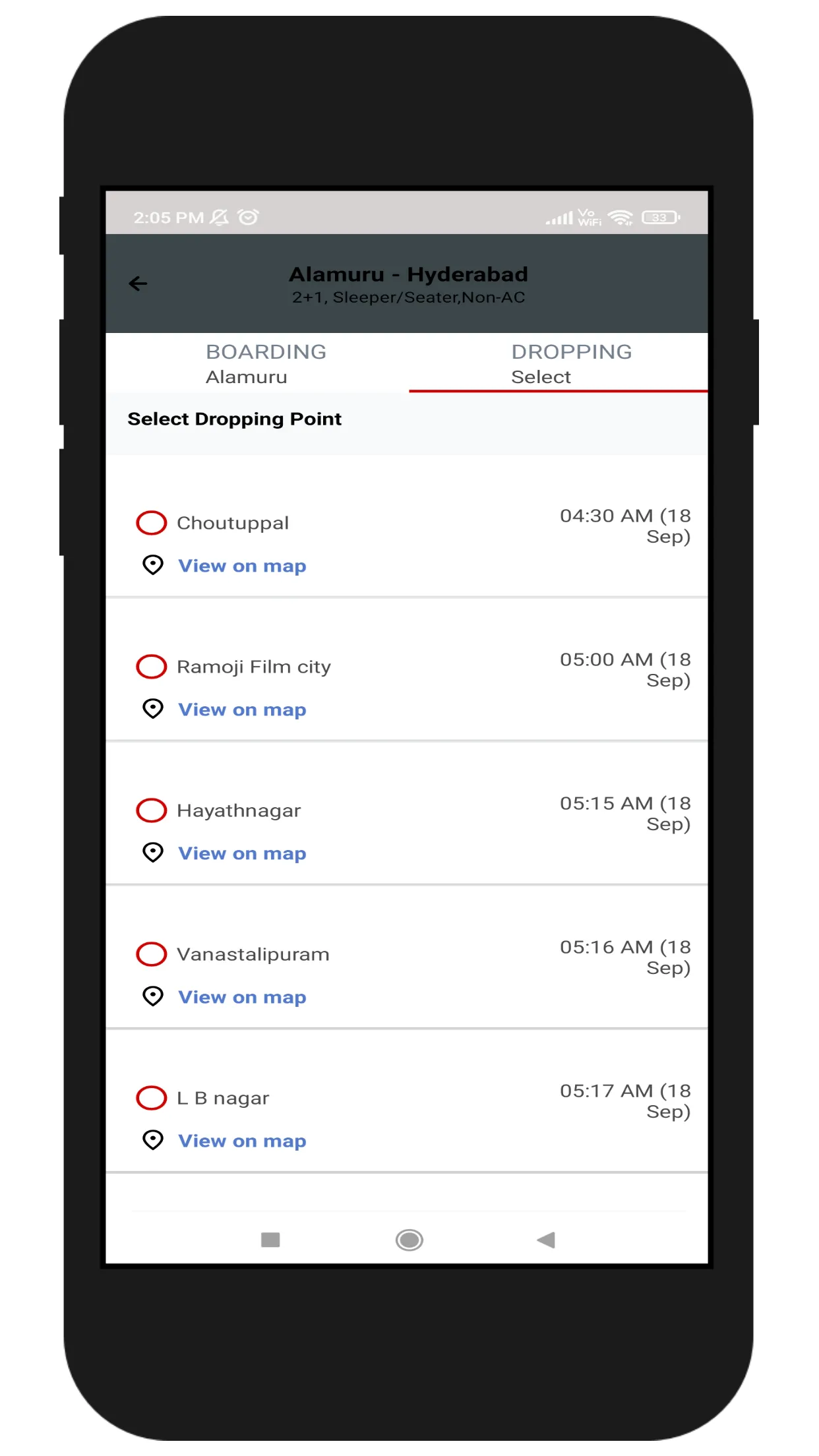 Sri Sai Anjana Tours & Travels | Indus Appstore | Screenshot