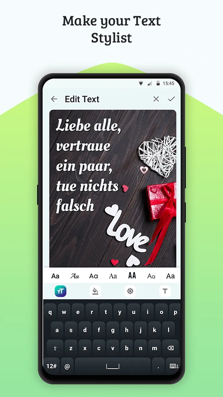 Write German Text on photo | Indus Appstore | Screenshot