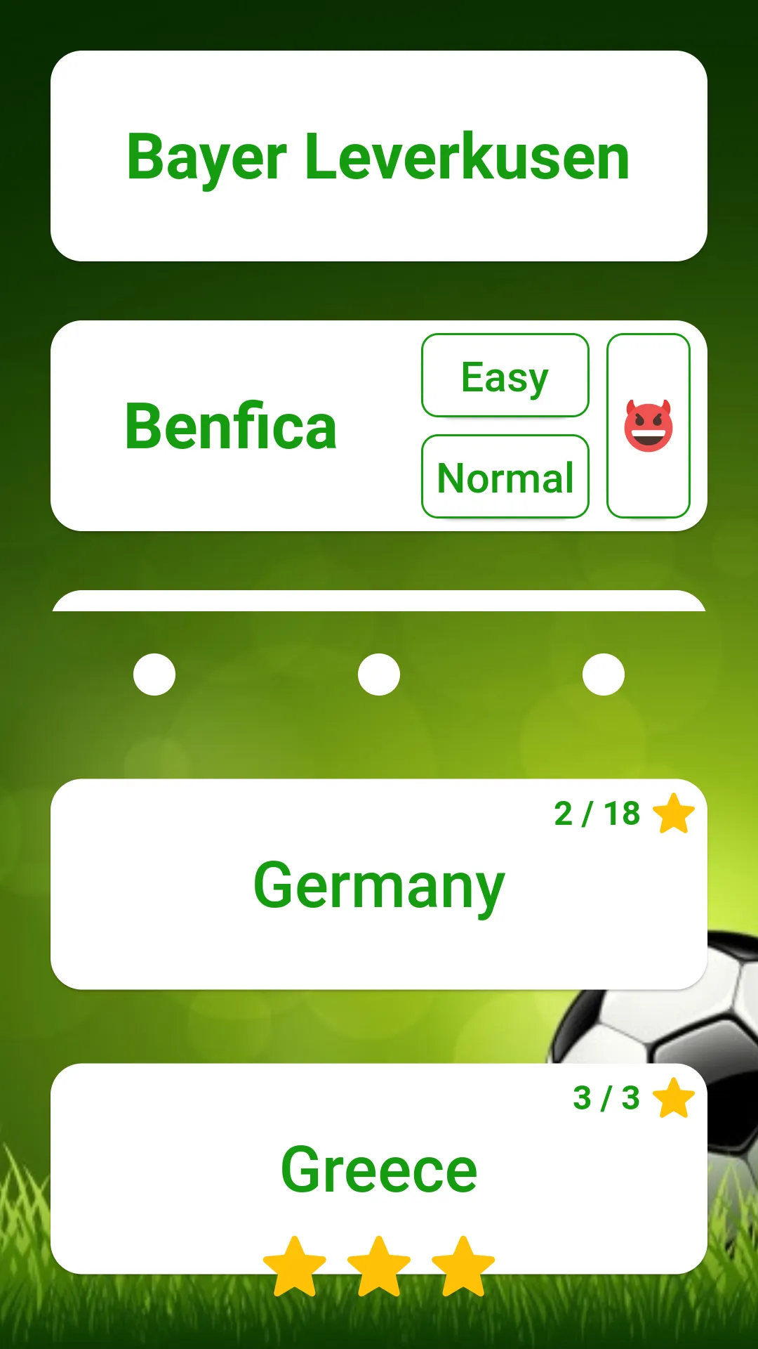 Football Teams Quiz | Indus Appstore | Screenshot