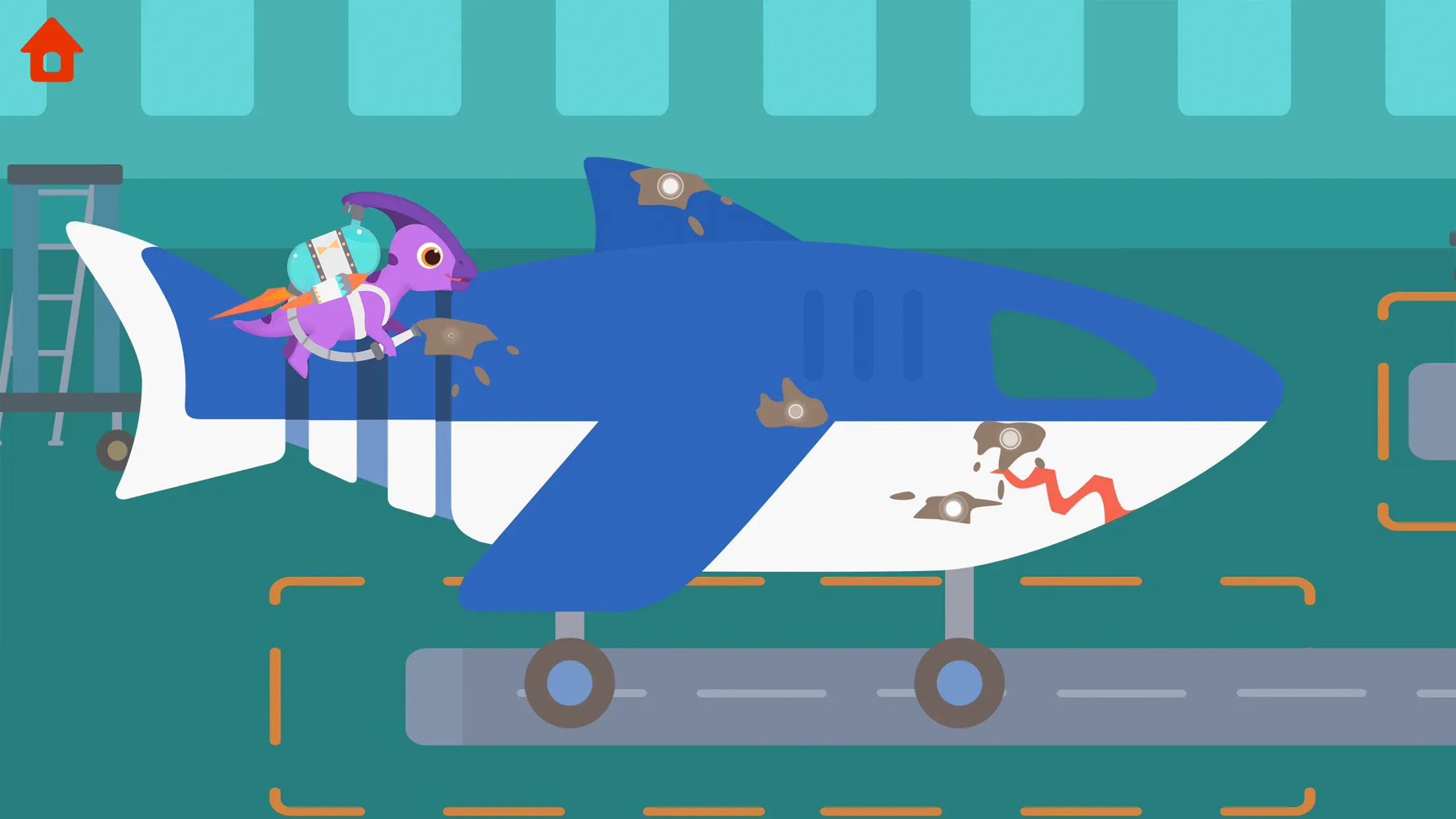 Dinosaur Airport Game for kids | Indus Appstore | Screenshot