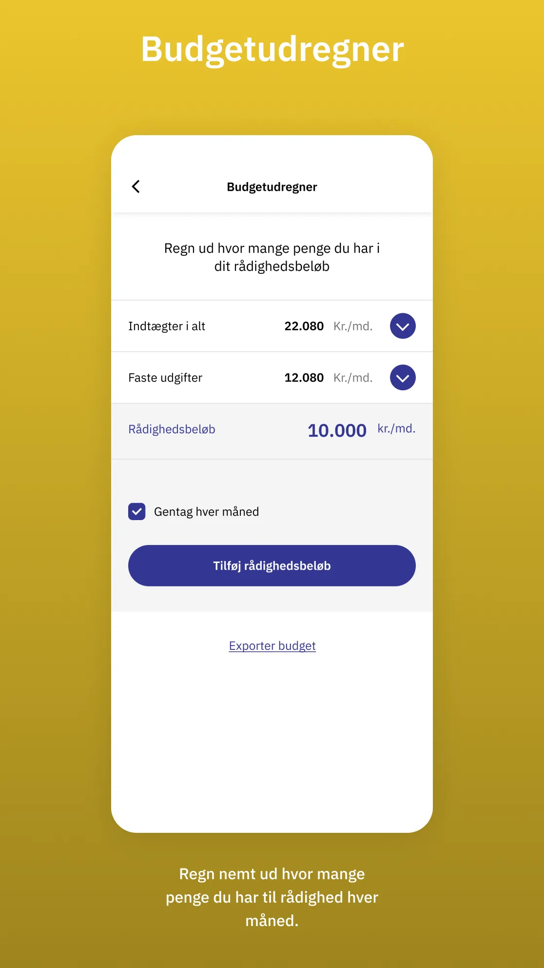 Lommebudget - styr på pengene | Indus Appstore | Screenshot