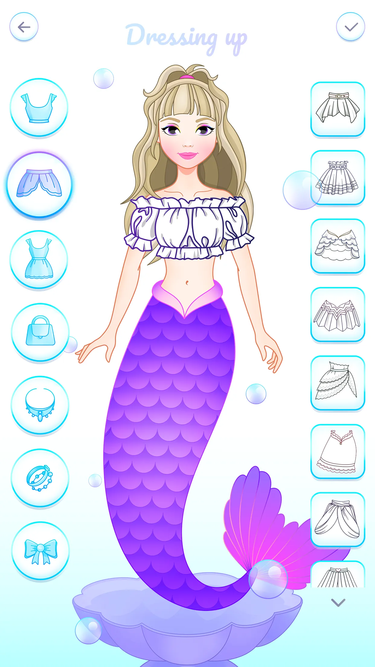 Mermaid Princess Dress Up | Indus Appstore | Screenshot