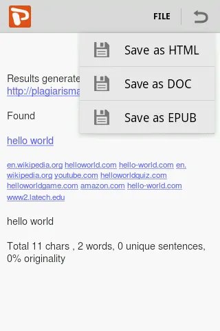 Plagiarism Checker | Indus Appstore | Screenshot