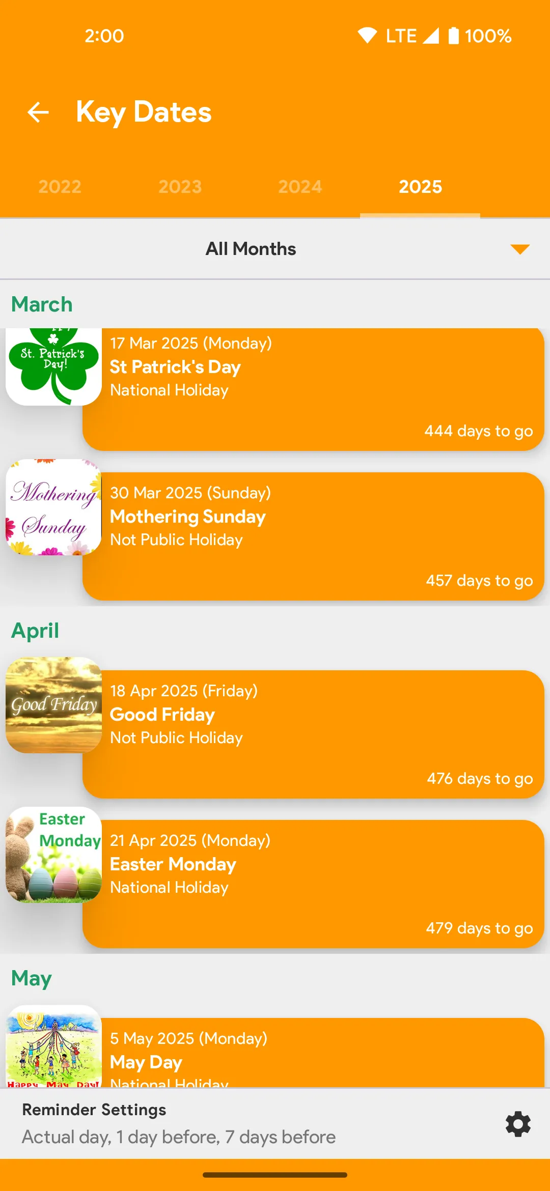 Ireland Calendar | Indus Appstore | Screenshot