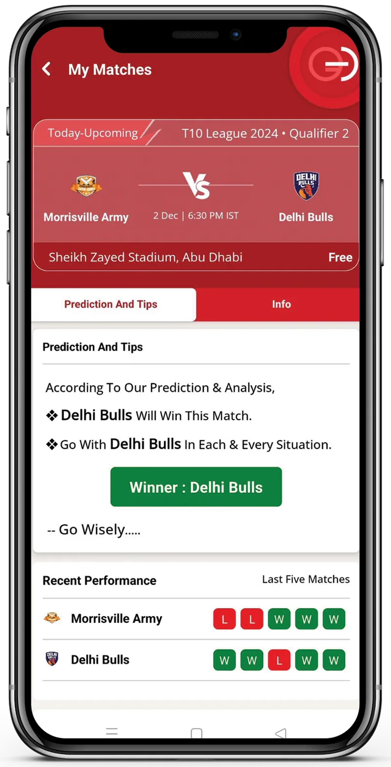 Cricdope - Cricket Prediction | Indus Appstore | Screenshot