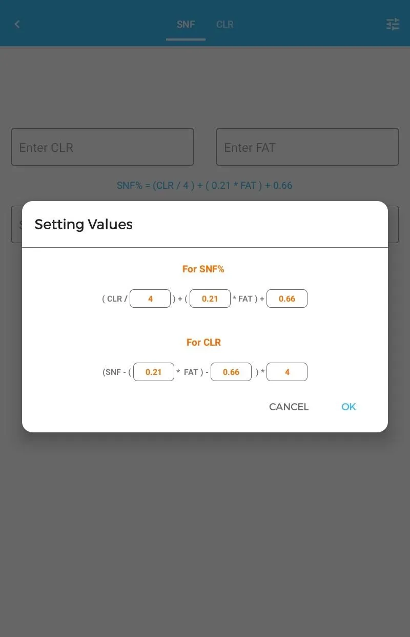 KSC SNF,CLR & LSP Calculator | Indus Appstore | Screenshot