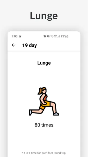 squat plank lunge challenge | Indus Appstore | Screenshot