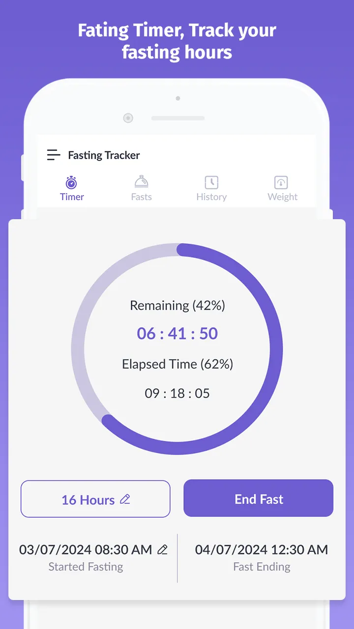 Fasting Tracker: Track Fasting | Indus Appstore | Screenshot