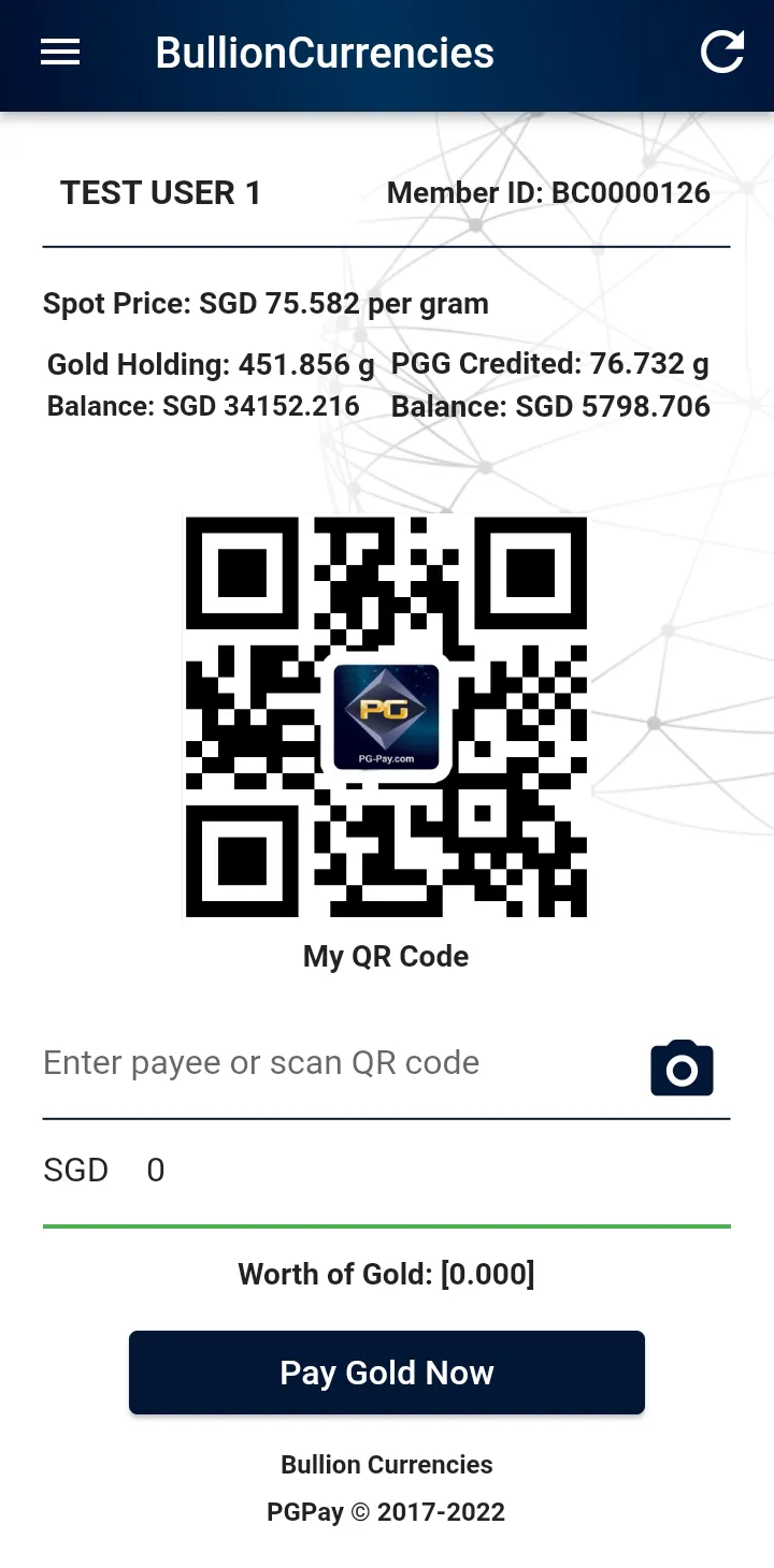 PG-Pay: Transact Gold Currency | Indus Appstore | Screenshot