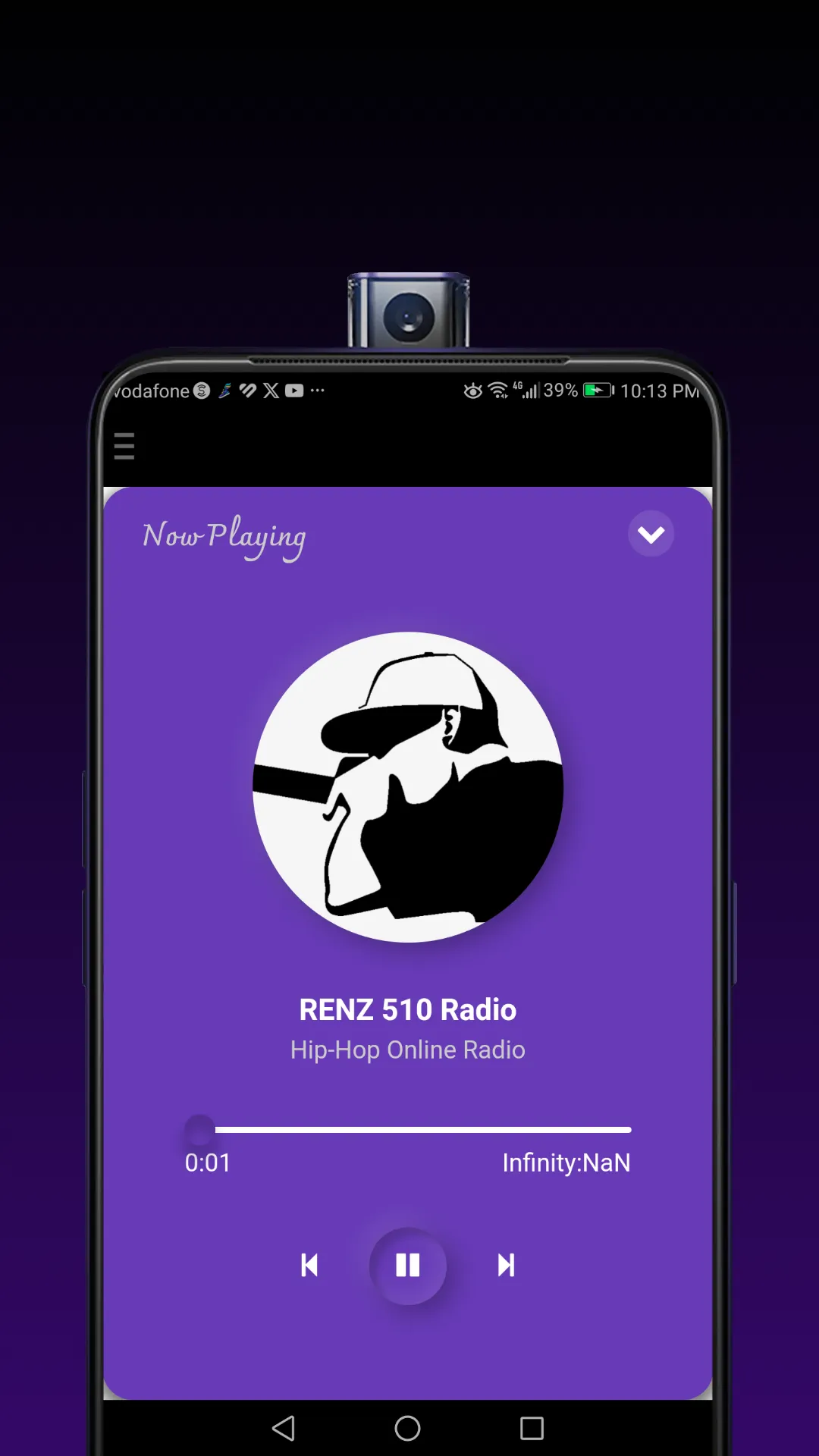 Hip-Hop Online Radio | Indus Appstore | Screenshot