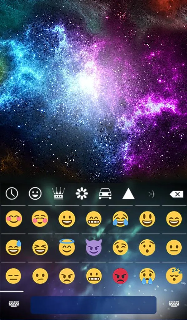 Nebulas Keyboard & Wallpaper | Indus Appstore | Screenshot