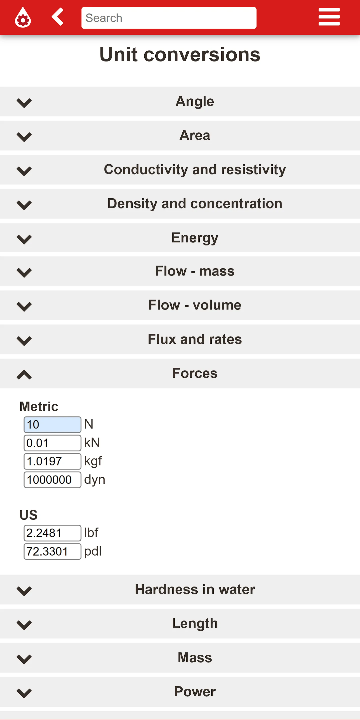 Plutocalc Water and Wastewater | Indus Appstore | Screenshot