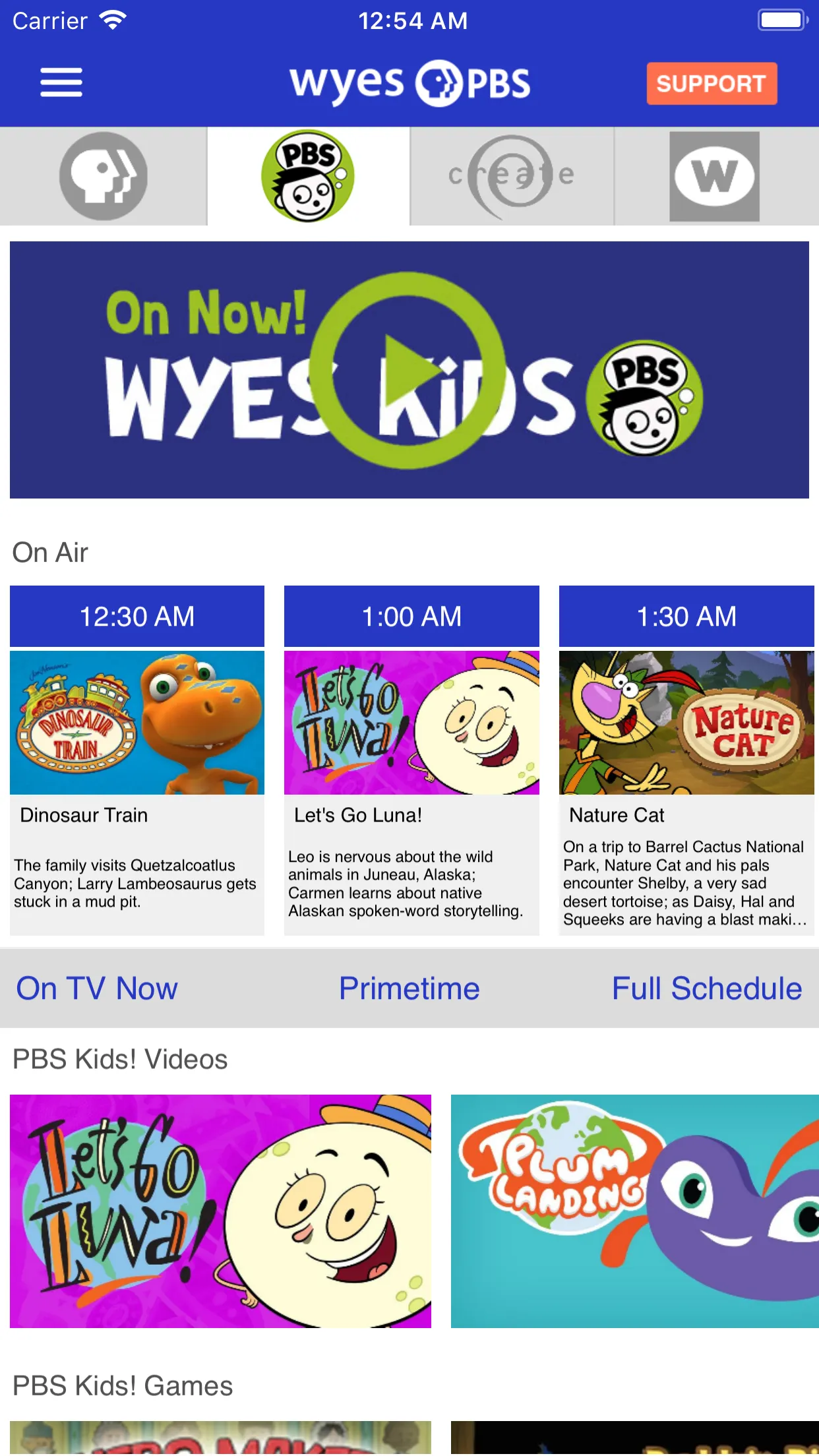 WYES-TV | Indus Appstore | Screenshot