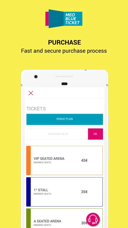 MEO BLUETICKET | Indus Appstore | Screenshot