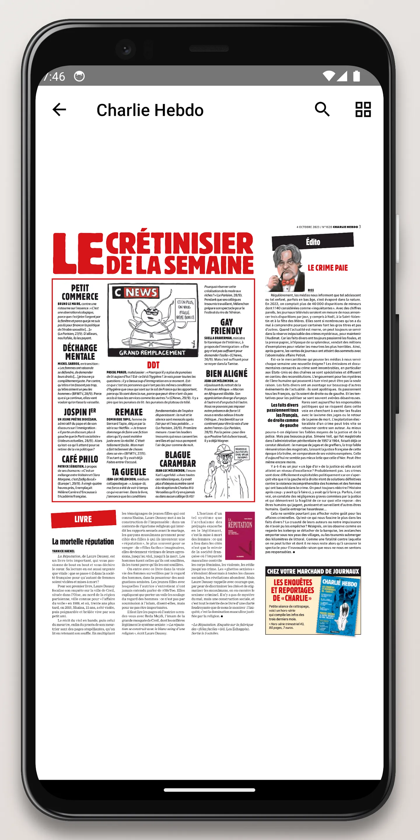 Charlie Hebdo | Indus Appstore | Screenshot