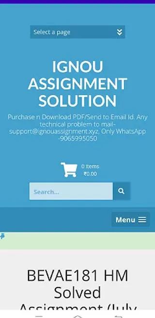 IGNOU ASSIGNMENT | Indus Appstore | Screenshot