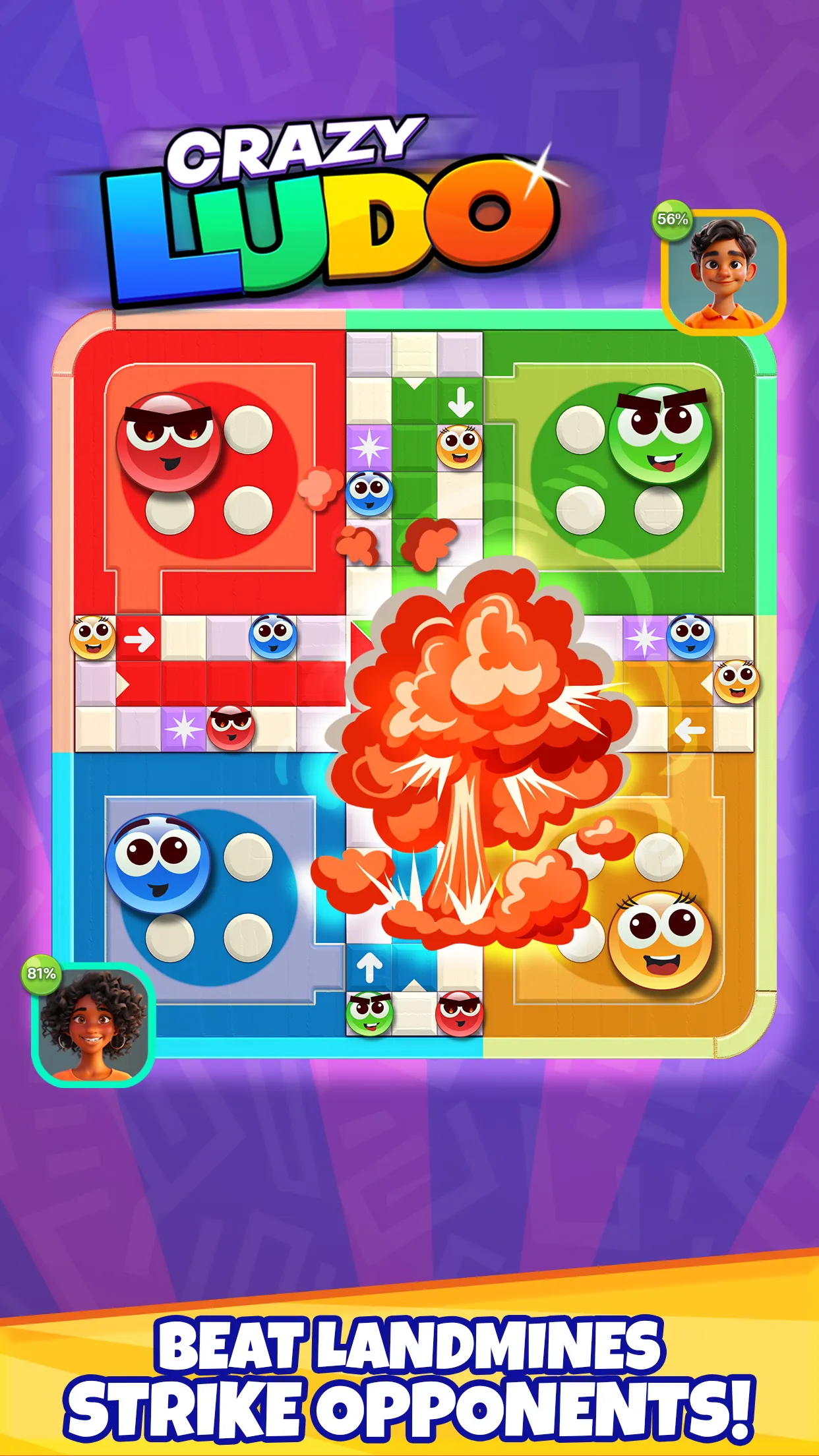 Crazy Ludo: Classic Dice Game! | Indus Appstore | Screenshot