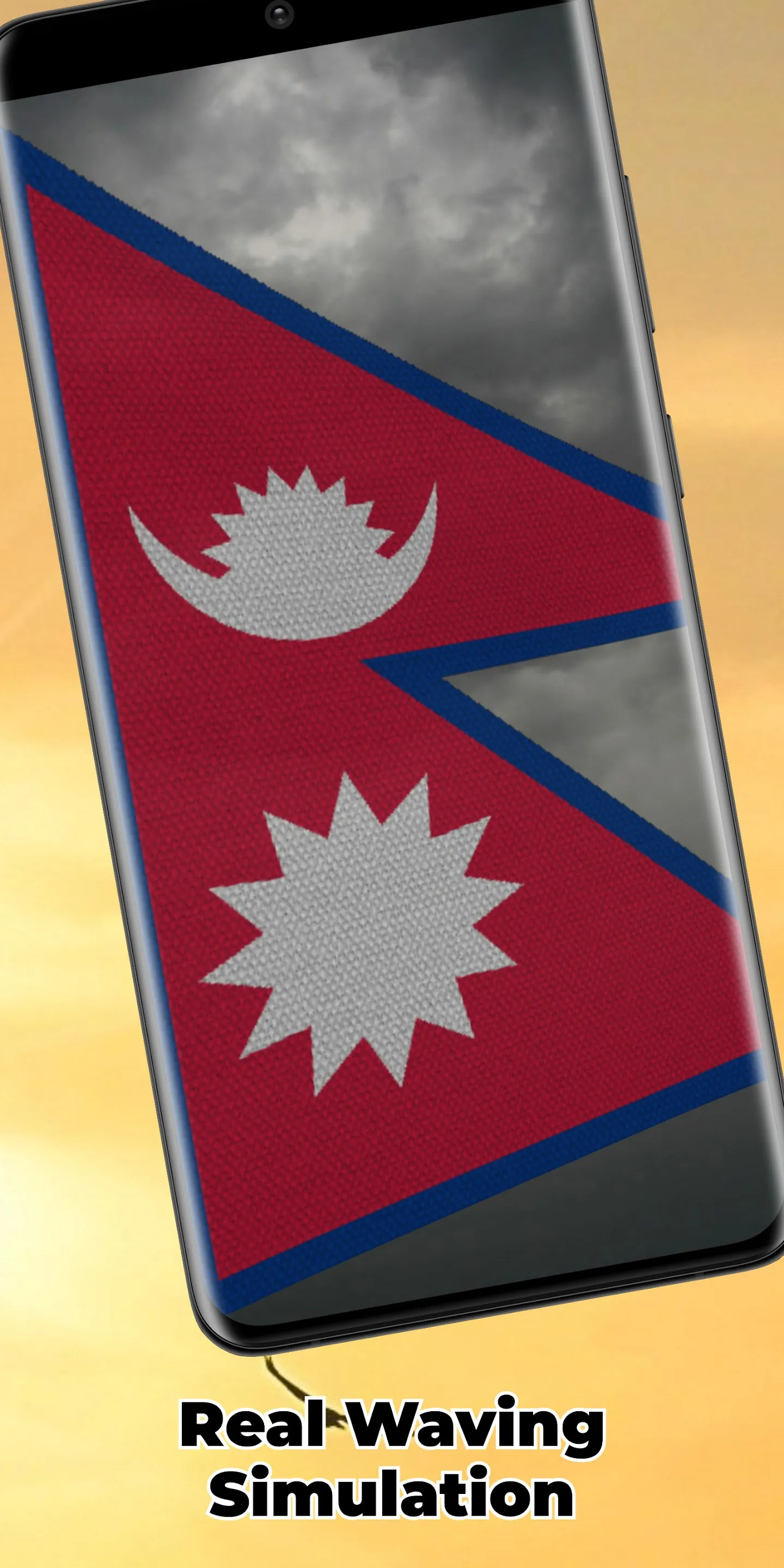 Nepal Flag Live Wallpaper | Indus Appstore | Screenshot