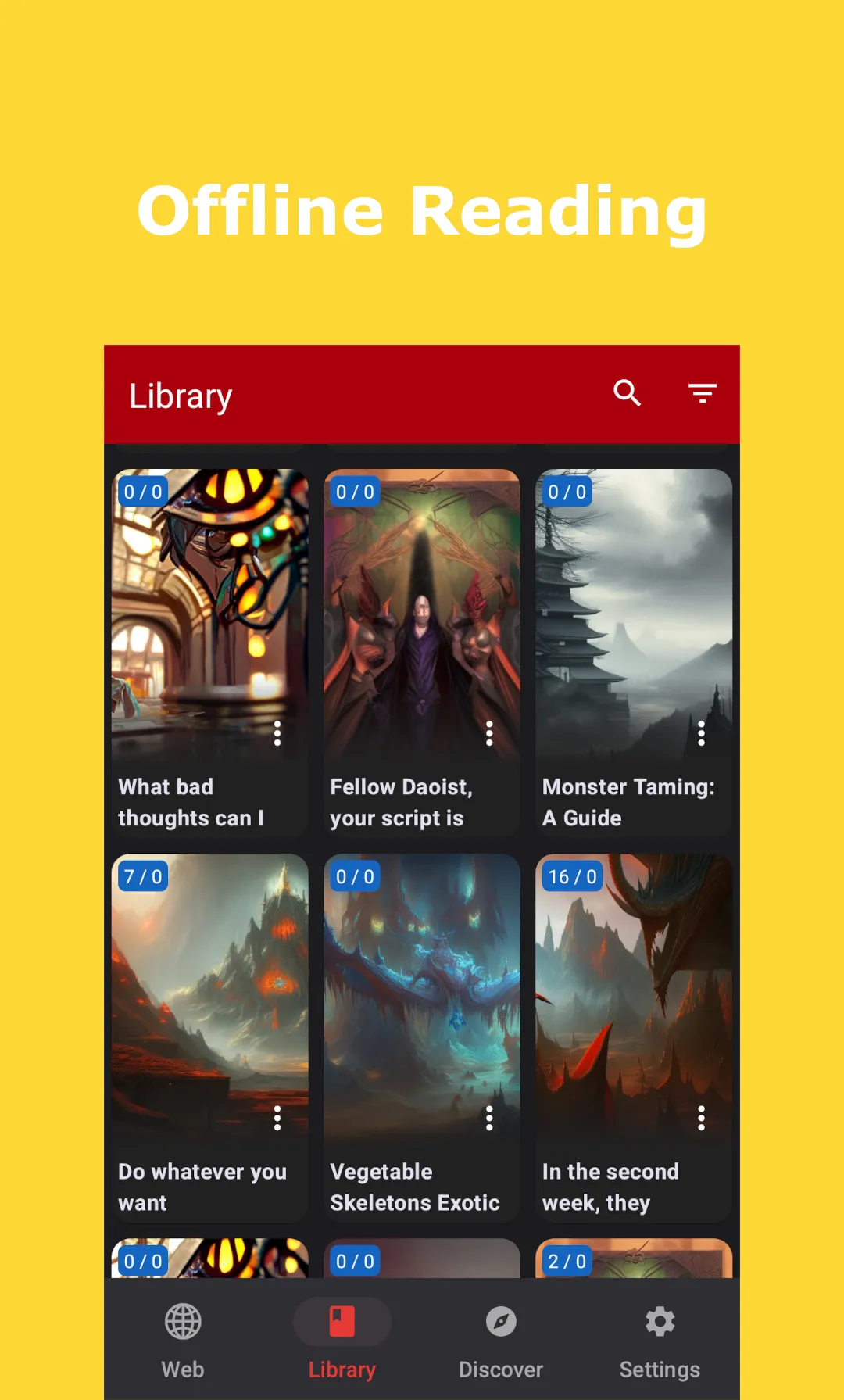 Webu - Web Novel Reader | Indus Appstore | Screenshot