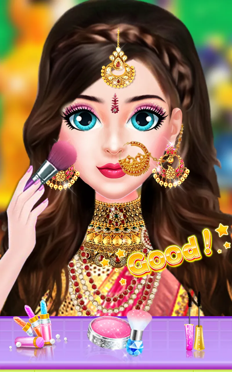 Indian Bride Makeup Dress Game | Indus Appstore | Screenshot