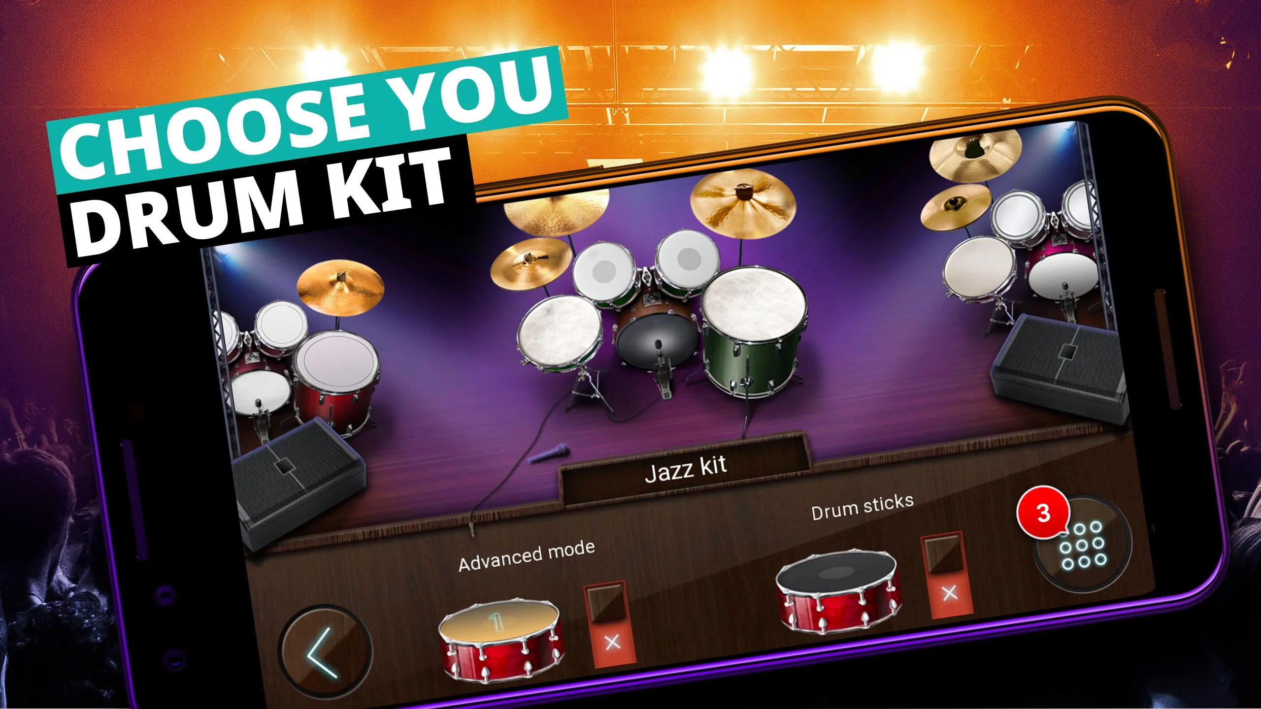 Drum Kit Music Games Simulator | Indus Appstore | Screenshot