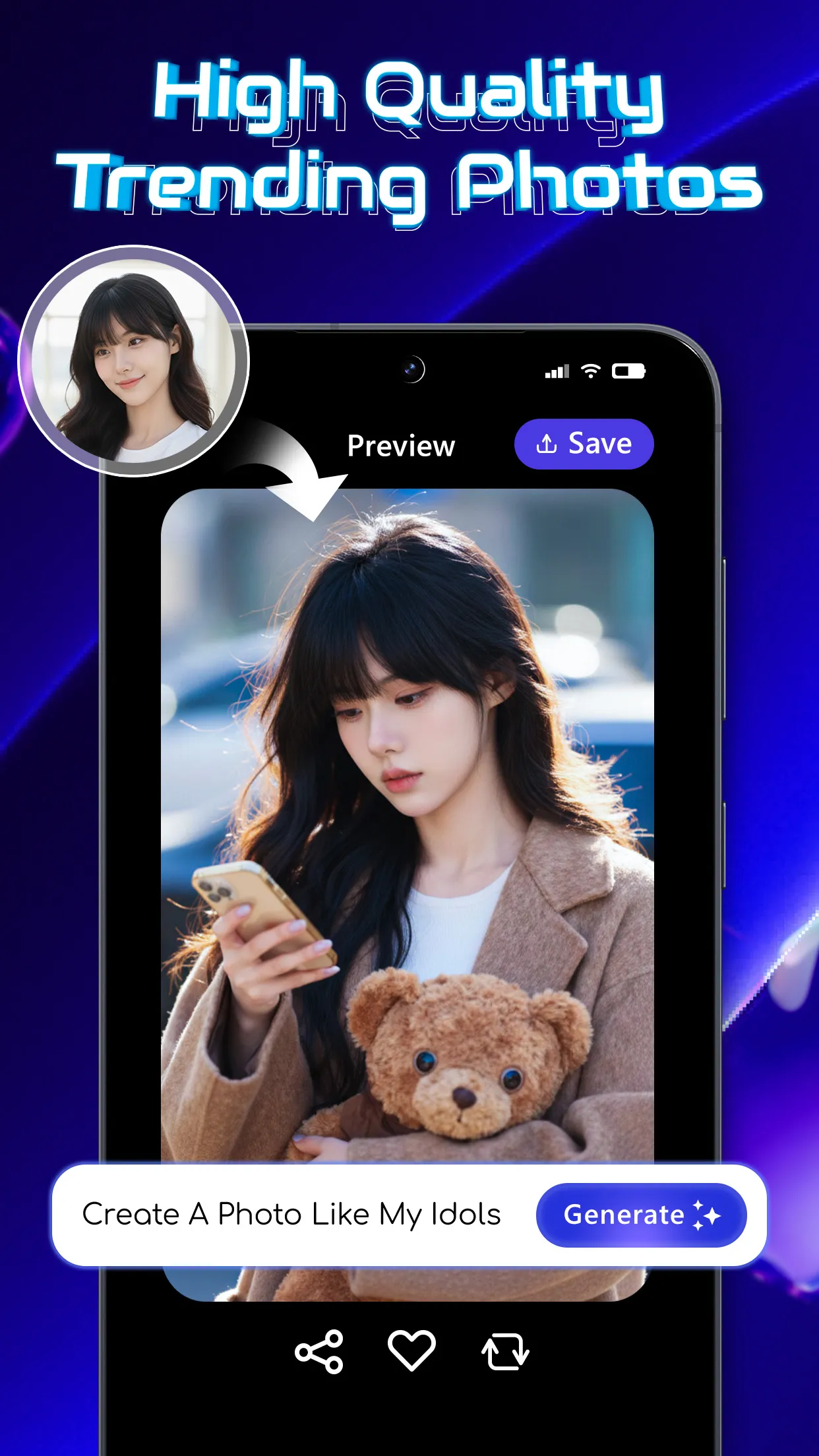 Geni Art – AI Photo Generator | Indus Appstore | Screenshot