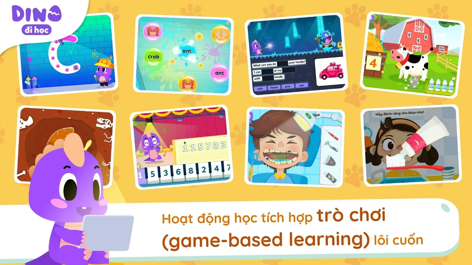 Dino Đi học | Indus Appstore | Screenshot