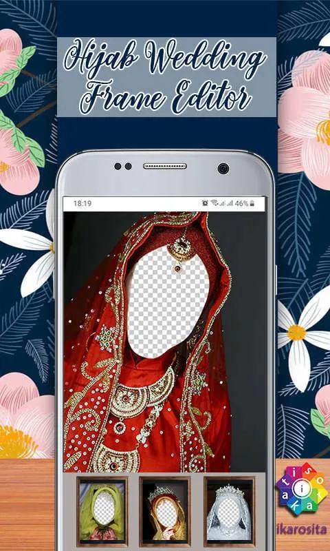 Hijab Wedding Frame Editor | Indus Appstore | Screenshot