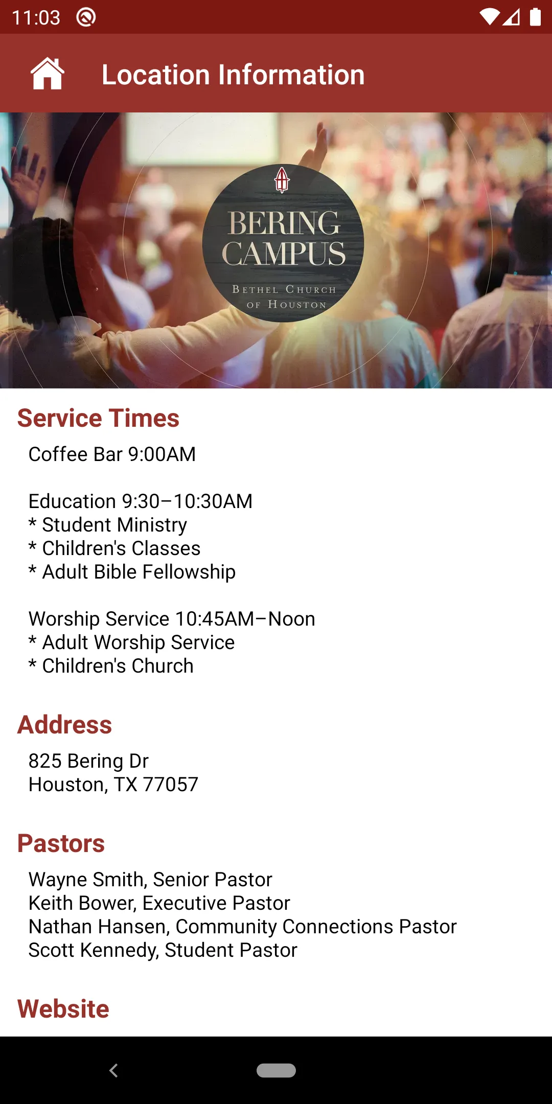 Bethel Church of Houston | Indus Appstore | Screenshot