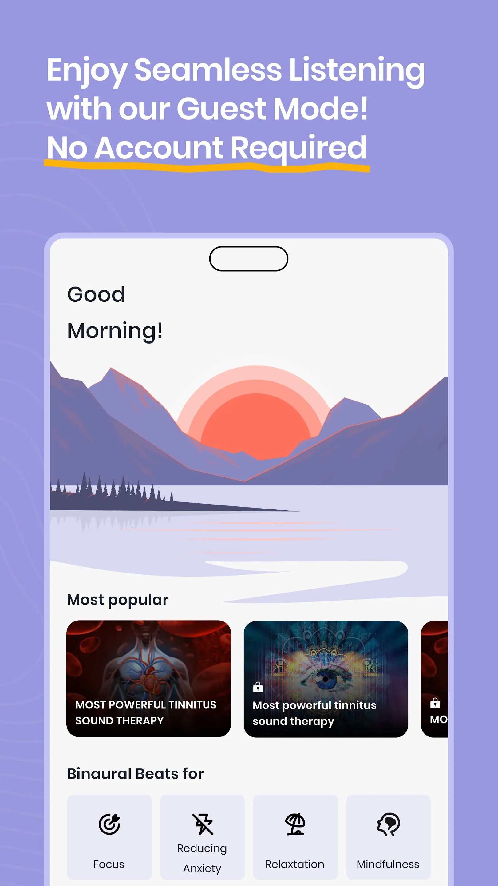 Good Vibes: Binaural Beats | Indus Appstore | Screenshot