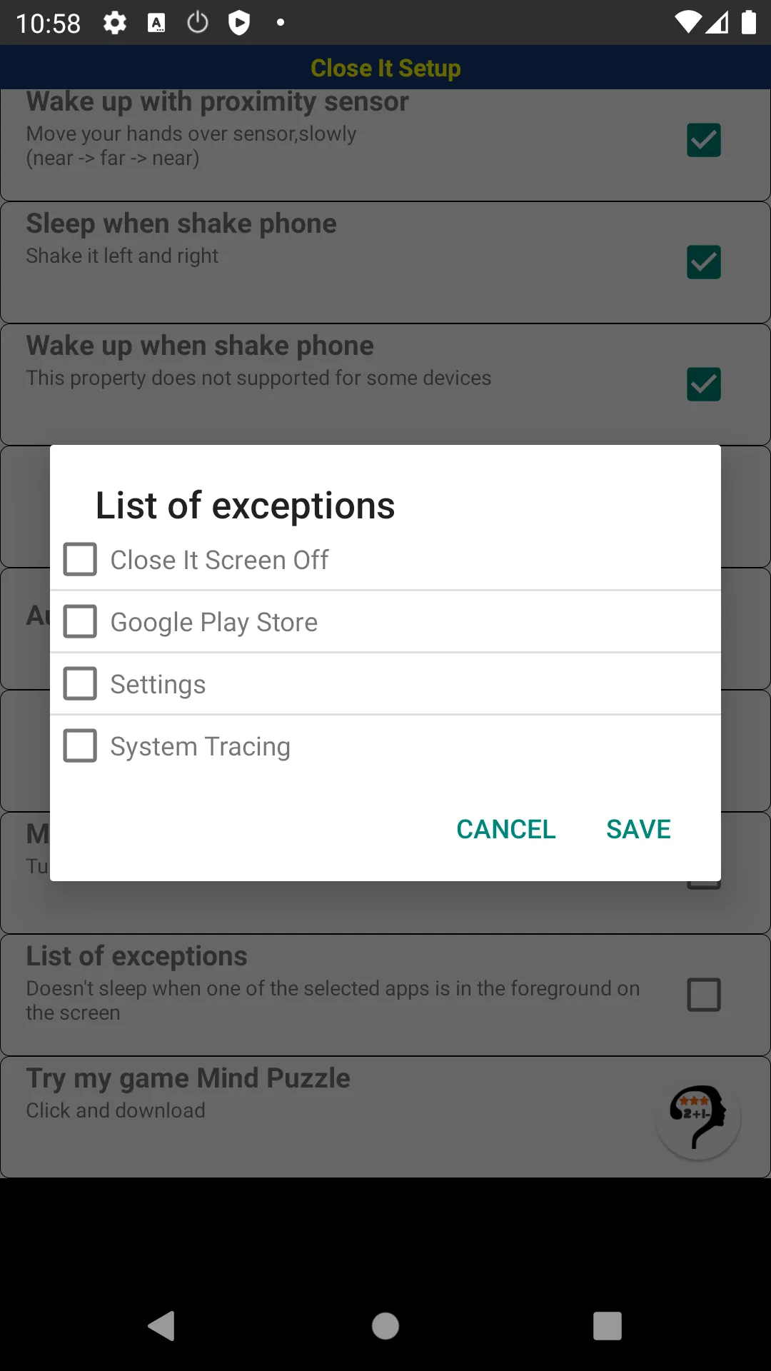 Close It (Power Button Helper) | Indus Appstore | Screenshot