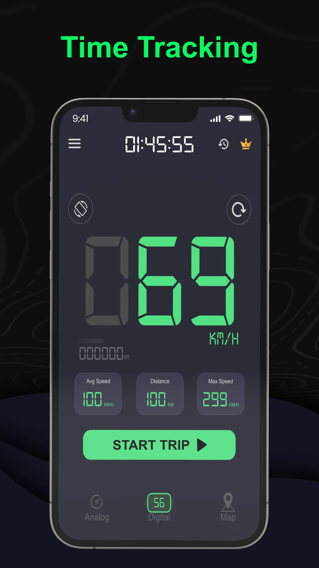 Odometer: GPS Speedometer App | Indus Appstore | Screenshot