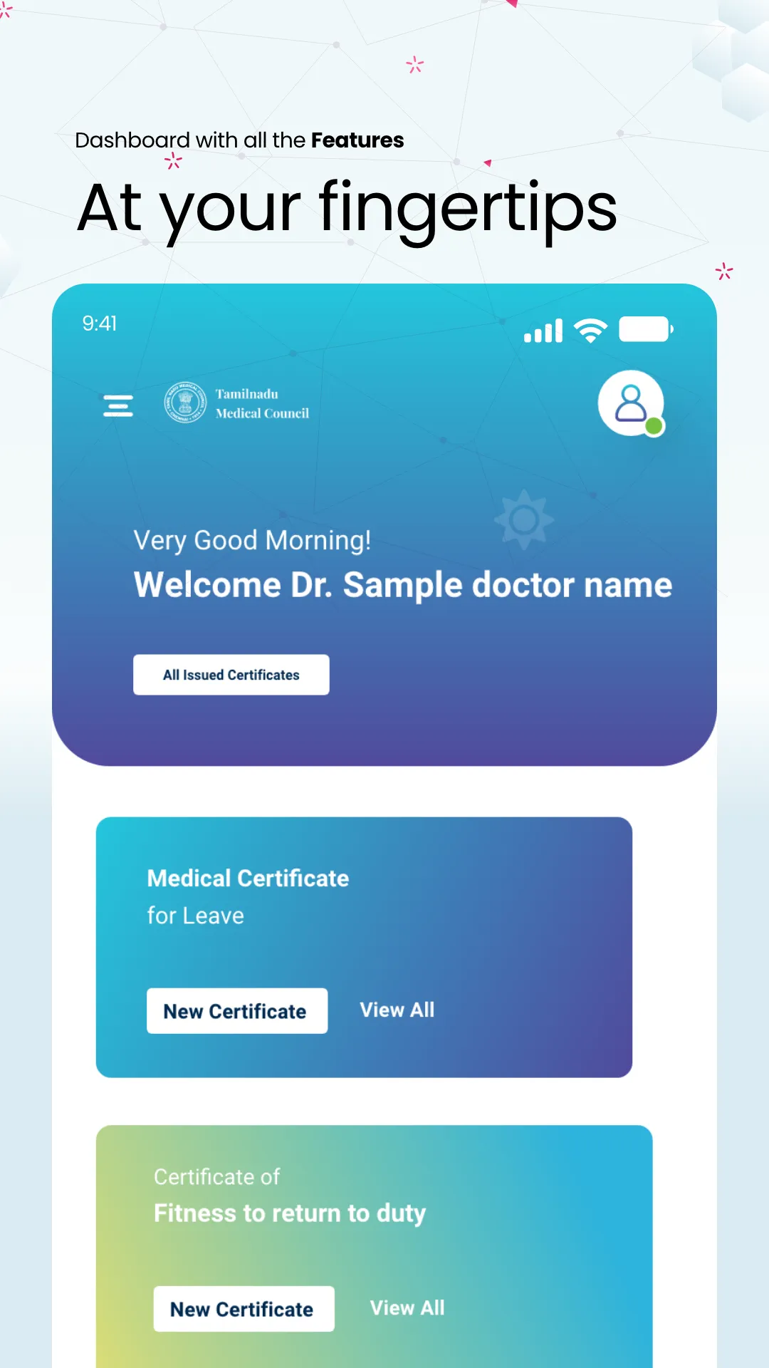 Doctors Certificate App - TNMC | Indus Appstore | Screenshot