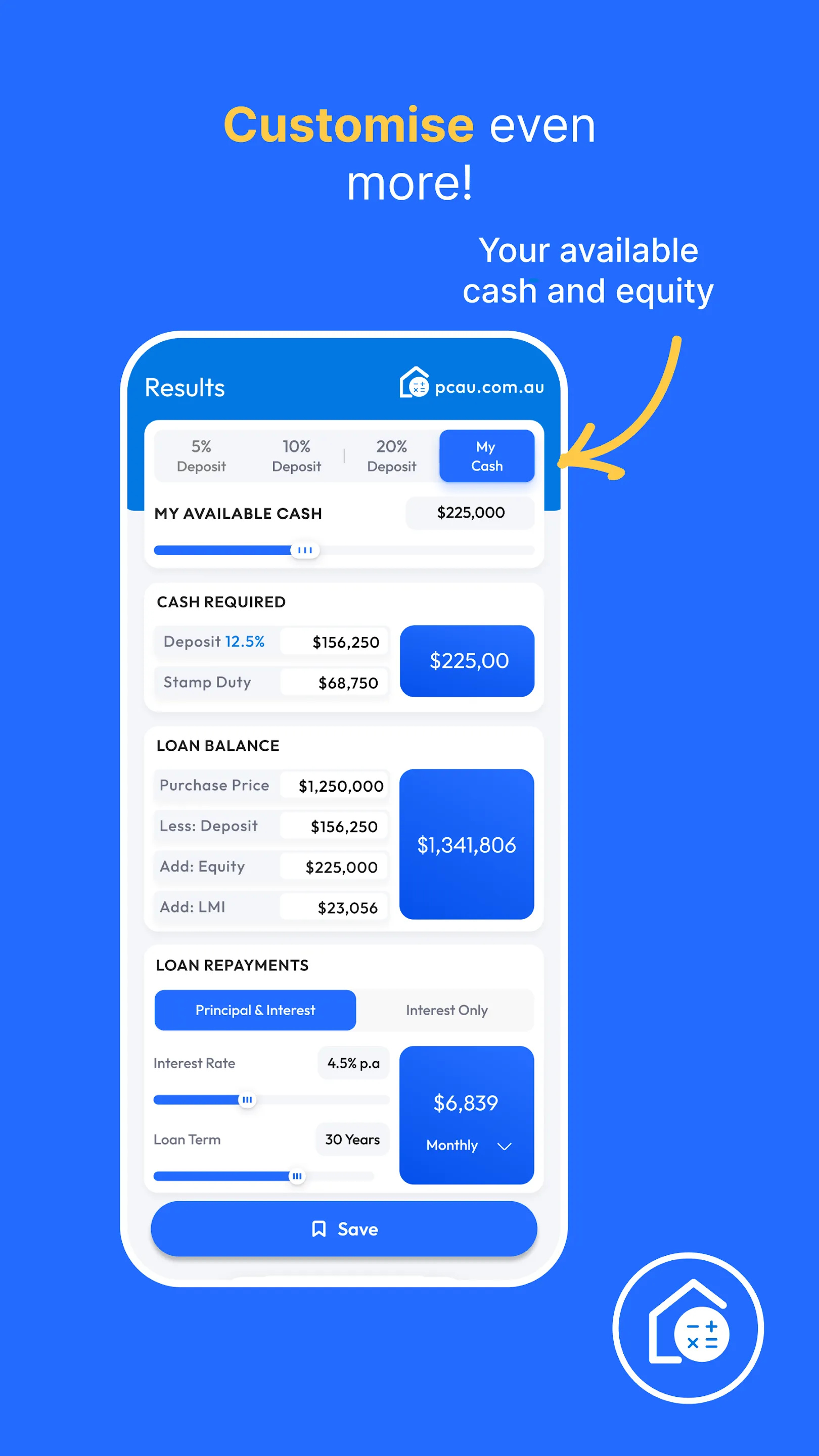 Property Calculator Australia | Indus Appstore | Screenshot