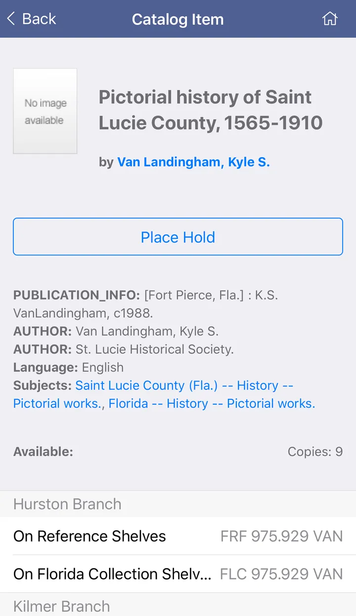 St. Lucie County Library | Indus Appstore | Screenshot